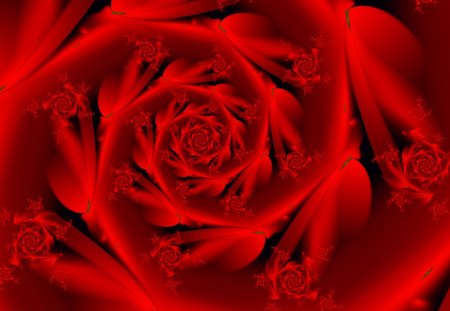 Passion's Rose - love, rose, red, scarlet