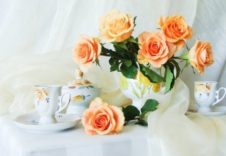 *** Still life *** - flowers, roses, nature, flower, bouquet