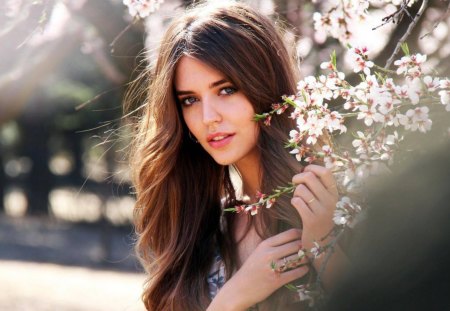 *** With flowers *** - people, flowers, models, female, girl