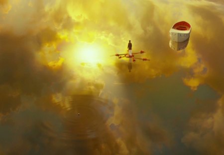 Life of PI - sky, people, films, water, life of pi