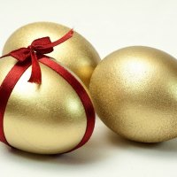 Golden Easter Eggs