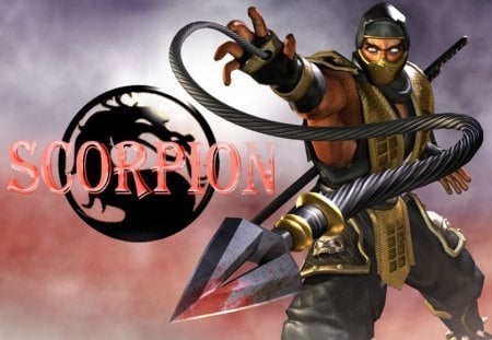 Scorpion - mortal kombat, mk, scorpion, fire