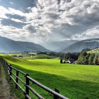 way to the village