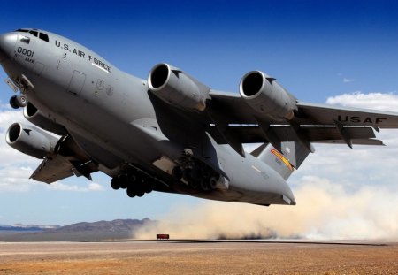 boeing c 17 globemaster - plane, boeing, globemaster, military