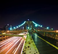 bridge at night