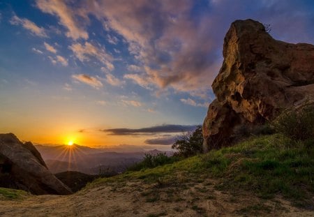 Topanga Canyon, California - fun, sunset, nature, mountain