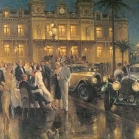 A night in Monaco by Alan Fearnley