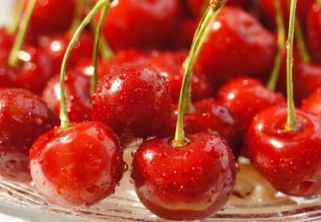 *** Cherries *** - cherries, food, fruits, red