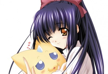 Anime - nice, cat, anime, kittty, cute