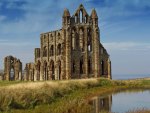 cathedral ruins on a hill