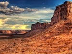 awesome desert scape hdr