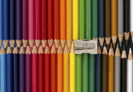 Color pencil - sharpner, color, pencil, photography