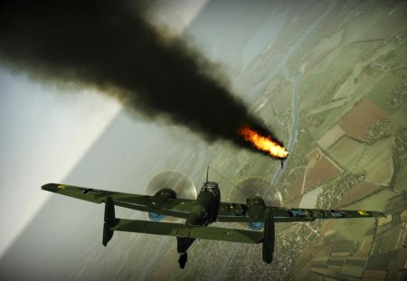 me 110 - raid, bomber, war, sea