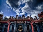 temple entrance in myanmar