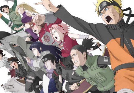 Naruto Sh. - anime, boys, girls, friends