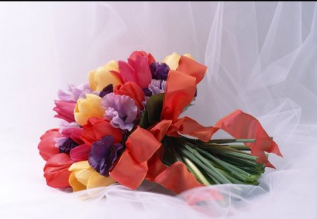 Flower bouquet - lovely, bouquet, flower, petals