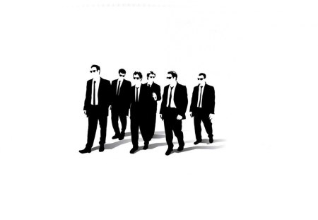 Reservoir Dogs Monochrome - quentin tarantino, steve buscemi, chris penn, harvey keitel, monochrome, reservoir, dogs, reservoir dogs, michael madsen, lawrence tierney, tim roth