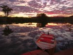 clouds in the river