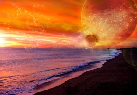 Sunset - Planet, Sunset, Live, Beach