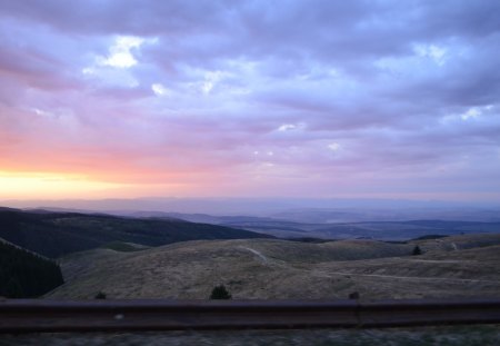 sunset - nature, sky, colour, sun, sunset