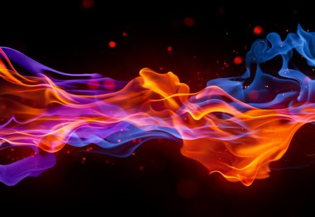 red fire flames - patterns, fire, flame, colors, 3d