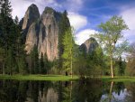 Cathedral Rocks and Spires Yosemite National Park California