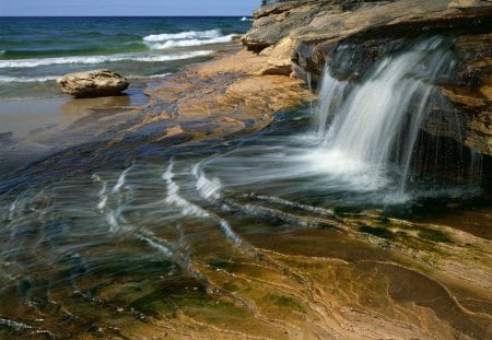 Miners Beach Lake Superior Pictured Rocks National Lakeshore Michigan - nature, beauty, landscape