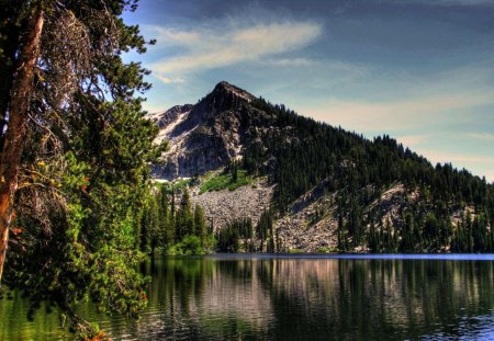 mountain - lake, mountain