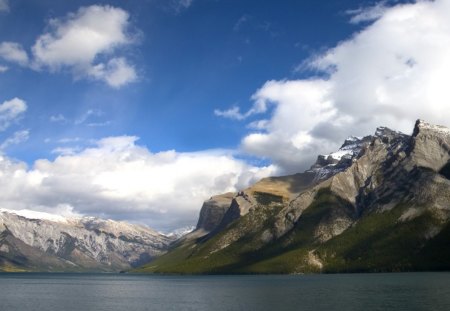 Mountain and lake - lakes, mountains