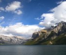 Mountain and lake