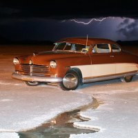 1949 Hudson On The Bonneville Salt Flats