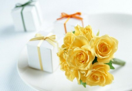 yellow roses