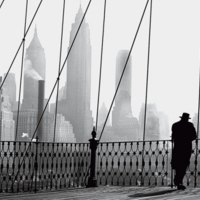 by Paul Himmel ~ Brooklyn Bridge~1950