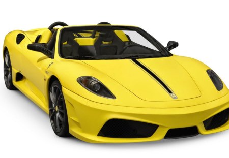 Ferrari 16M Scuderia Spider - yellow, car, ferrari, spider