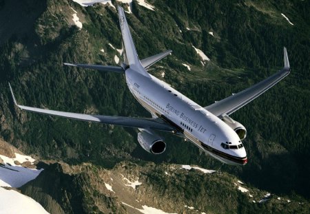 plane - plane, mountains, sky, wings