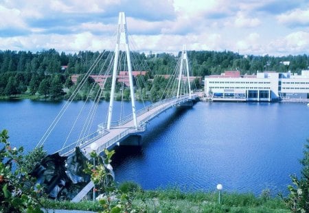 A Fine Bridge On A Fine Day.