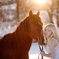 Lady w/A Horse