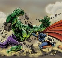 Hulk vs Superman