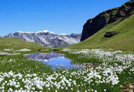 Ch�ebodensee lake in Swiss Alps