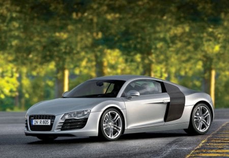 Audi_R8 - road, audi, r8, car