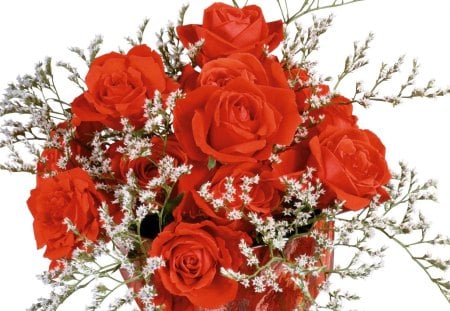 *** Bouquet of red roses *** - nature, roses, bouquet, flowers, flower