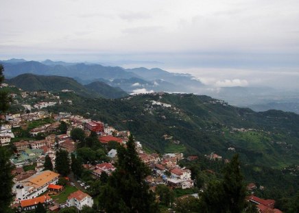 Mussourie In India. - hill, this, beautiful, station