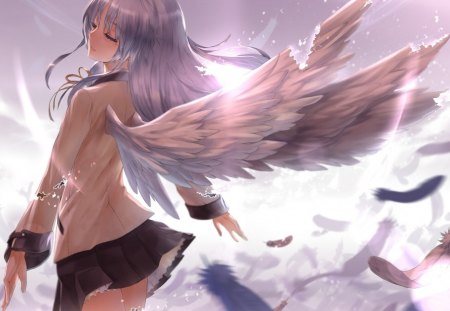 Angel beats - Angel beats, anime, Angel, kanade tachibana