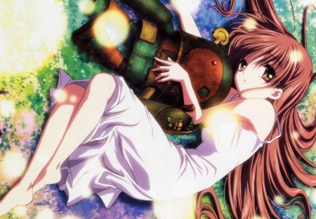 Clannad - anime, ushiyo, Nagisa, Clannad