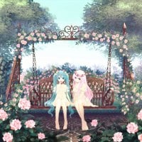 Hatsune Miku and Megurine Luka