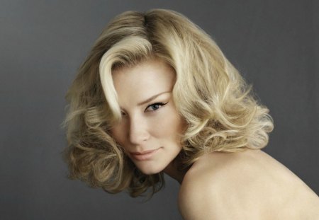 Cate Blanchett - black, beauty, model, actress, cate blanchett, girl, dress, richard bailey, blonde hair, movie, woman