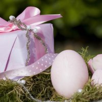 Easter Gift and Eggs