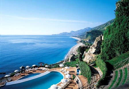 Taormina - Sicilian Monte Carlo - image, color, wallpaper, new