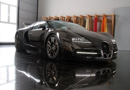 cool concept black - car, cool, bugatti, black