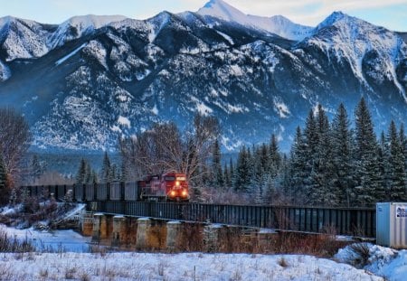 ~Rail@Mountain~ - landscape, nature, mountain, rail